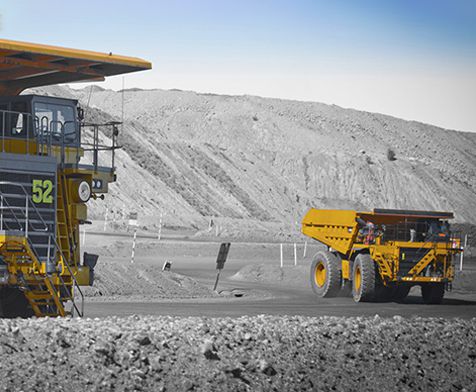 التعدين ونقل التربة