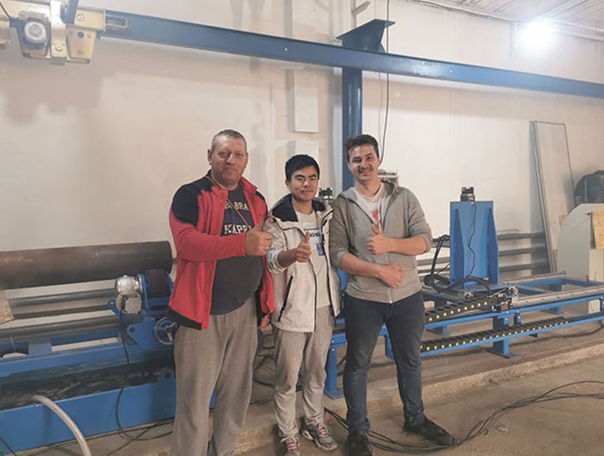 Pipe Inner Surface Hardfacing Cladding Machine